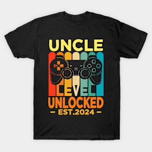 uncle level unlocked est 2024 T-Shirt